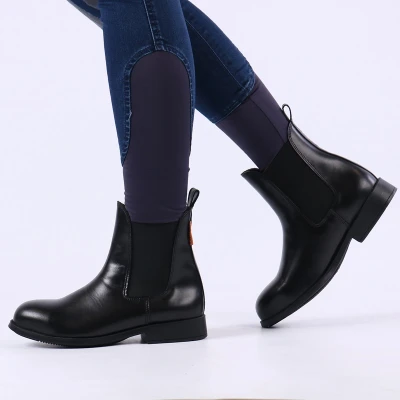 Afbeelding van Harry&#039;s Horse Jodhpur leder Safety steel toe 45 Zwart