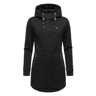 Afbeelding van Ragwear Letti Bonded Halflange jas, Dames, Maat: XS, Black