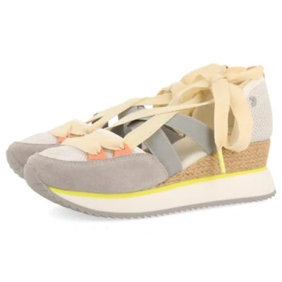 Afbeelding van Gioseppo Samobor Sleehakken, Dames, Maat: 37, Blanco Kunststof/ textiel