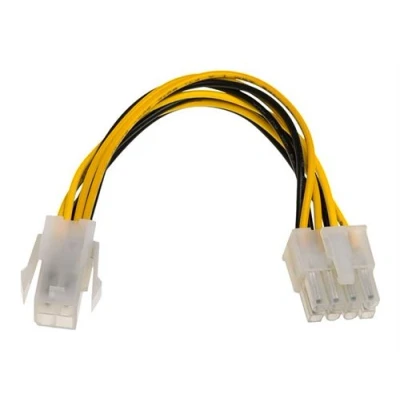 Image de Akyga Adaptateur secteur ATX12V 4 broches (F) pour 8 EPS12V (M) 15 cm