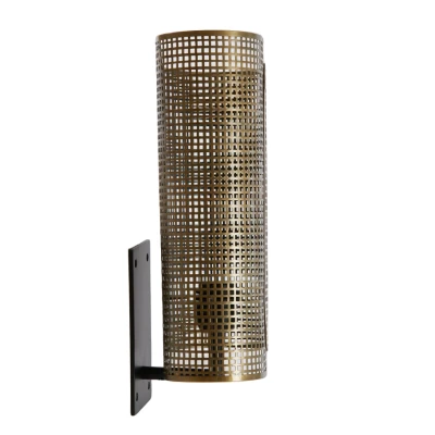 Afbeelding van Light &amp; Living Wandlamp Maci Brons 20x16x45cm Binnen Modern