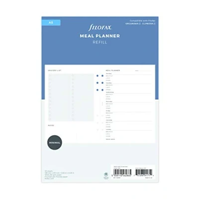 Afbeelding van Minimalistische maaltijdplanner A5