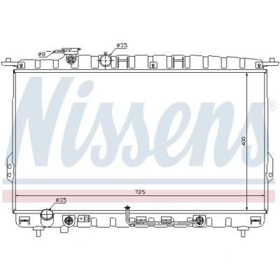 Afbeelding van Nissens Radiateur 67028
