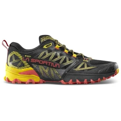 Afbeelding van La Sportiva Bushido III GTX Outdoorschoenen, Heren, Maat: 42.5, Black/yellow Textiel/ synthetisch