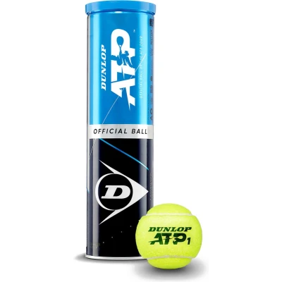 Afbeelding van Dunlop Gasgevulde Tennisballen Atp 4 tin Geel