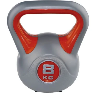 Afbeelding van Kettlebell Fit rood/grijs 8 kg