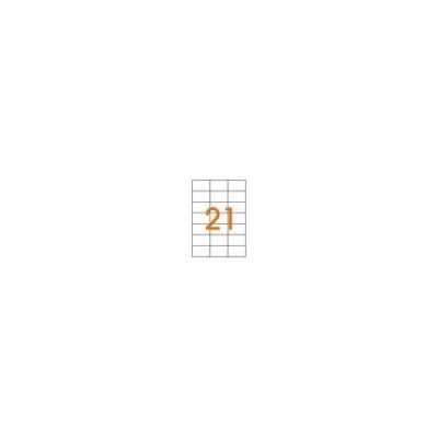 Image de APLI Agipa Etiquettes Adhésif permanent blanc 70 x 42.4 mm 2100 étiquette(s) (100 feuille(s) 21) étiquettes