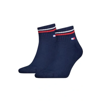 Afbeelding van Tommy Hilfiger Iconic Quarter Sokken, uniseks, 2 stuks