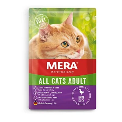 Afbeelding van MeraCats Volwassen 12x85g Eend