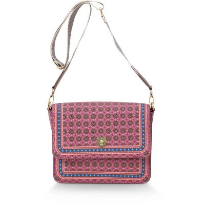 Afbeelding van Pip Studio Clover Kleine Crossbody Schoudertas Roze Vegan Imitatieleer
