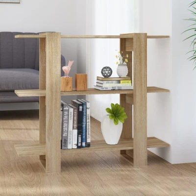 Afbeelding van Boekenkast/kamerscherm 100x30x87 cm sonoma eikenkleurig