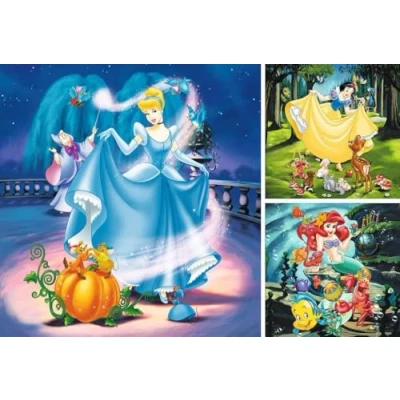 Image de Ravensburger puzzle enfant disney princess 3x49 pièces