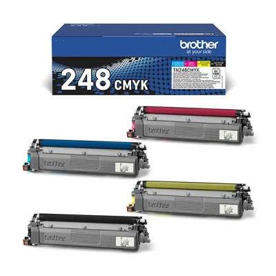 Image de Brother Multipack Toner Tn248val Dcp Noir cyan magenta jaune 4 X 1000 Pages (tn248val)