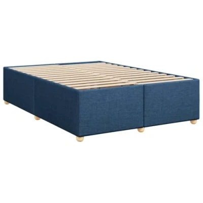 Afbeelding van Bedframe stof blauw 160x200 cm