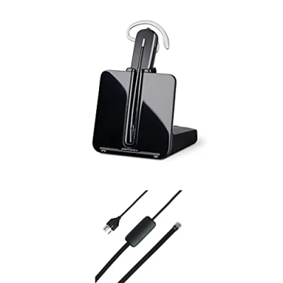 Image de Poly CS540A CS540 Series micro casque sur oreille convertible DECT sans fil Suppresseur de bruit actif noir