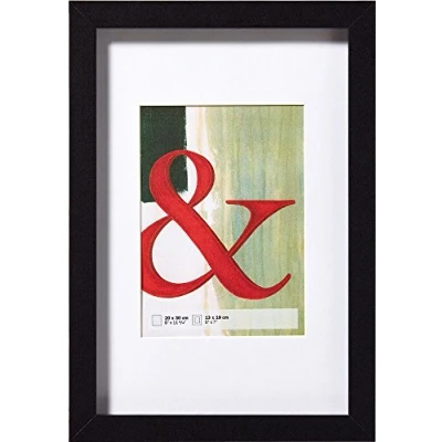 Image de Walther Design Stockholm Cadre, Bois, Noir, 33 x 3 43 cm