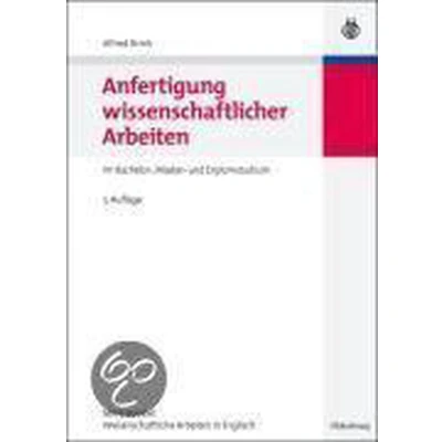 Afbeelding van Anfertigung Wissenschaftlicher Arbeiten