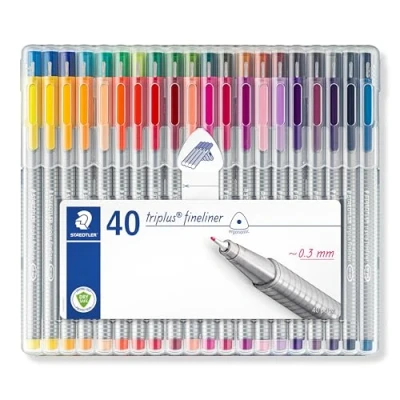 Afbeelding van Staedtler triplus fineliner Box 40 st 334 SB40