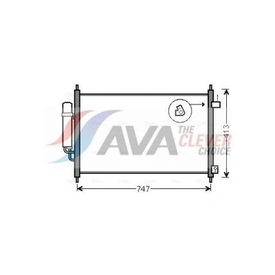 Afbeelding van Ava Cooling Airco condensor HD5233D