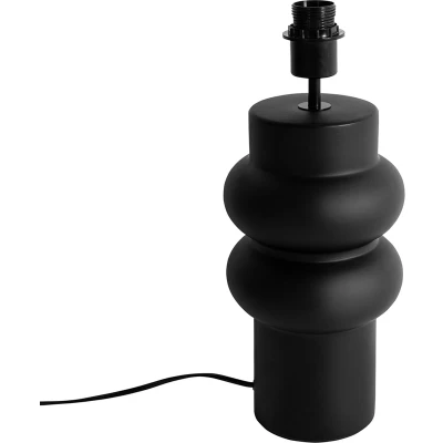 Afbeelding van QAZQA Design tafellamp zwart keramiek 17 cm zonder kap Alisia