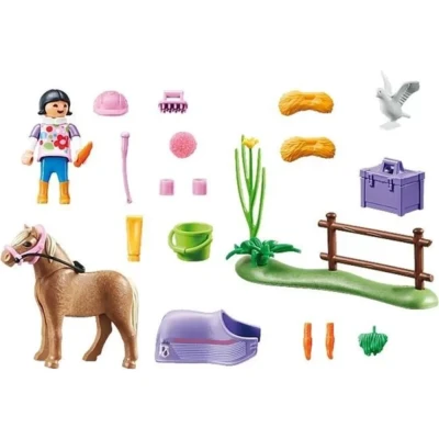 Afbeelding van Playmobil Country Verzamelpony Ijslander 70514