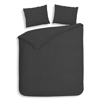 Afbeelding van Heckettlane Spina Dekbedovertrek Lits jumeaux 240x200/220 cm Anthracite