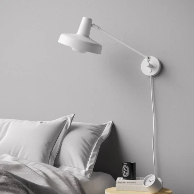 Afbeelding van GRUPA Arigato wandlamp 1 lamp 32cm wit