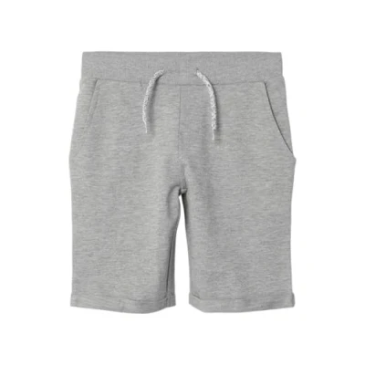 Image de Name It Nkmvermo Long SWE Shorts Unb F Noos Garçon gris 110 cm