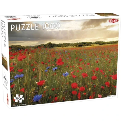 Afbeelding van Puzzel Around the World Northern Stars: Field of Flowers 1000 stukjes