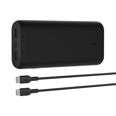 Afbeelding van Belkin Powerbank Usb a / c 15 W Zwart (bpb012btbk)