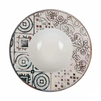 Afbeelding van Diep bord La Mediterránea Grecia Porselein Ø 28 cm (6 Stuks)