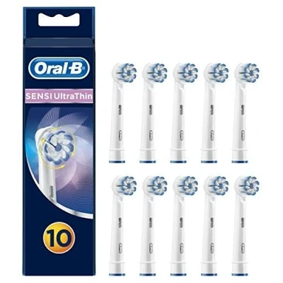 Image de Pack 10 brossettes Oral B Sensi Ultra Thin Blanc