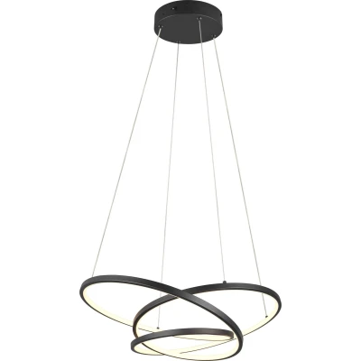 Afbeelding van TRIO DARVIN Hanglamp Zwart mat incl. 1x SMD 34W
