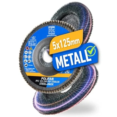 Afbeelding van PFERD 69398192 PFC 125 Z 40 PSF STEELOX Lamellenschijf Diameter mm 5 stuk(s)