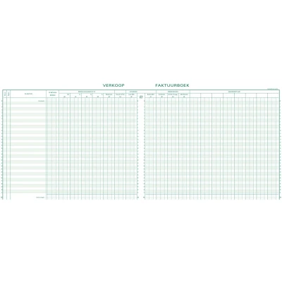 Afbeelding van Exacompta Register Verkoop, Ft 27 X 32 Cm, Nederlandstalig Bedrijfsformulieren