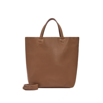 Afbeelding van LIEBESKIND BERLIN Leren schoudertas Ovis Gmelini Aries Tote Bag Sepia Lichtbruin