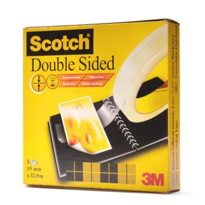 Image de Scotch Ruban adhésif double face transparent 665 19mmx33m