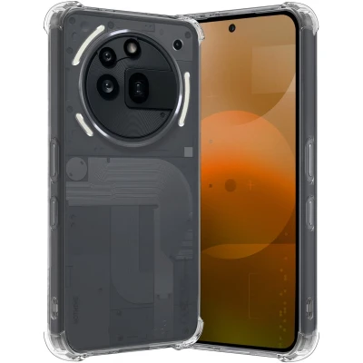 Afbeelding van Hoesje Geschikt voor Nothing Phone 3a Pro Shock Proof Cover Case Shockproof Hoes (3a) Siliconen Back Transparant