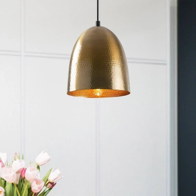 Afbeelding van Tattoo 2372 hanglamp, goud antiek, metaal, Ø 20 cm