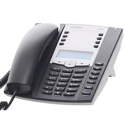 Afbeelding van DeTeWe AASTRA 6730a analoge telefoon voor gebruik als standaardtelefoon of met speciale functies, Telefoon, Zwart