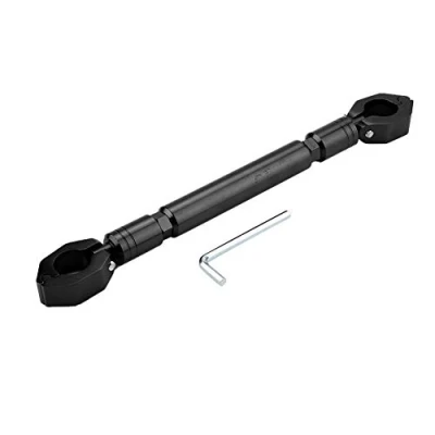 Afbeelding van motorfiets handvat beugel aluminiumlegering balans stuur kruis bar accessoires door 22 mm (kleur: zwart)