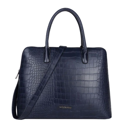 Afbeelding van Wimona Luisa 5004 Schoudertas / Laptoptas 15 inch Donkerblauw