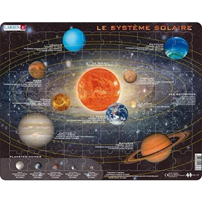 Afbeelding van Larsen LA SS1 FR puzzel Framepuzzel 70 stuk(s) Ruimte