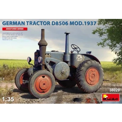 Afbeelding van 1:35 MiniArt 38029 German Tractor D8506 MOD 1937 Plastic Modelbouwpakket