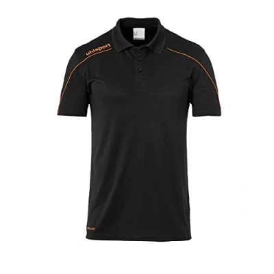 Afbeelding van Uhlsport Stream 22 Polo Kinderen Zwart / Fluo Oranje Maat: 164