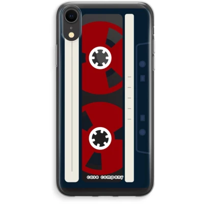 Afbeelding van Case Company® hoesje geschikt voor iPhone XR Here&#039;s your tape Soft Cover Telefoonhoesje Bescherming aan alle Kanten en Schermrand