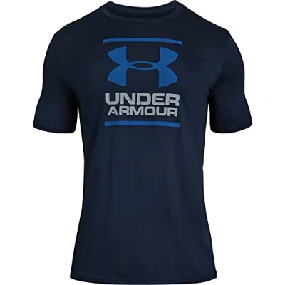Afbeelding van Under Armour Foundation SS Tshirt print, Heren, Maat: Medium, Academy/steel/royal
