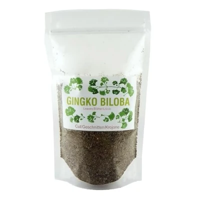 Afbeelding van ginkgo biloba bladthee, bladeren, losse kruidenthee, biloba, 500 g