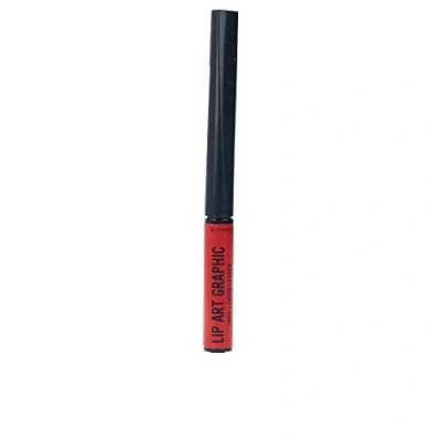 Afbeelding van Rimmel Lip Art Graphic Lippenstift 610 Hot Spot