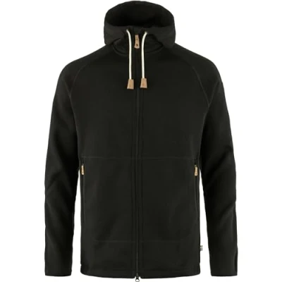 Afbeelding van Fjällräven Övik Fleece Met Kap Zwart M Man